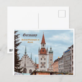 Deutsche Postkarte München, persönlich