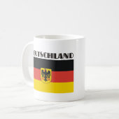 Deutsche Produkte u. Entwürfe Deutsch! Kaffeetasse (Vorderseite Links)
