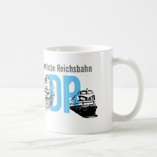 Deutsche Reichsbahn DDR Design Kaffeetasse