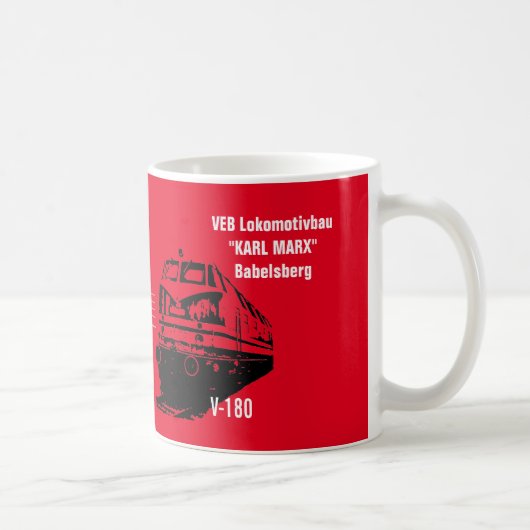 Deutsche Reichsbahn DDR Design Kaffeetasse (Rechts)