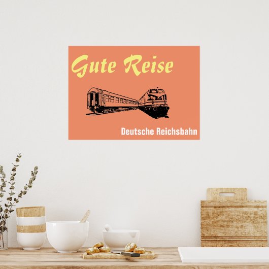 Deutsche Reichsbahn Poster (Küche)
