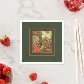 Deutsche RENAISSANCE NATIVITY Paper Napoleon Serviette (Beispiel)