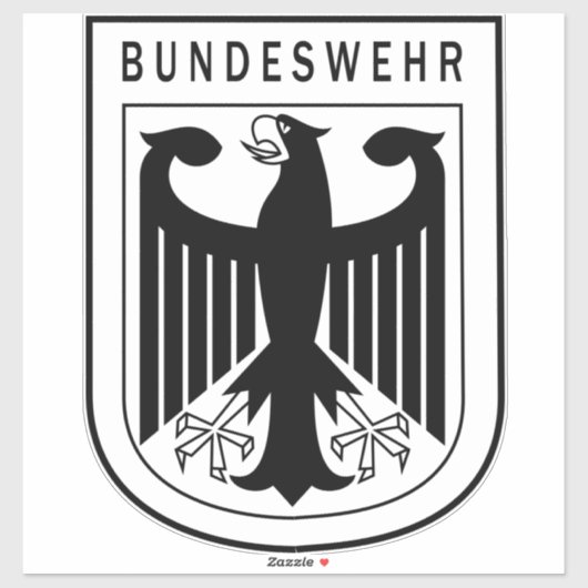 Deutsche Retro Bundeswehr Aufkleber (Blatt)