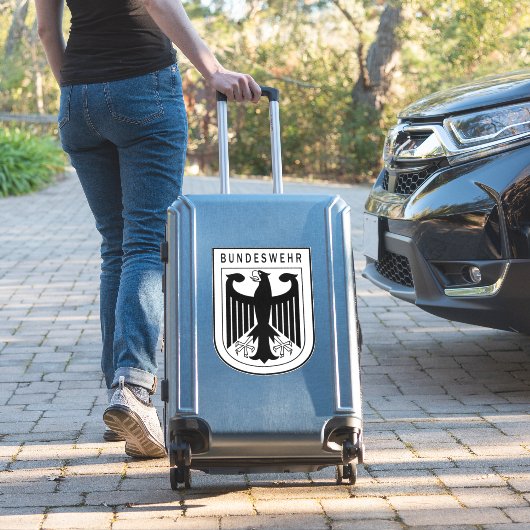 Deutsche Retro Bundeswehr Aufkleber (Koffer Insitu)