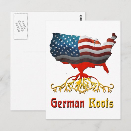 Deutsche Roots Postkarten (Vorne/Hinten)
