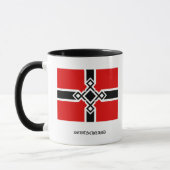 Deutsche Rune-Kreuz-Flaggen-Tasse Tasse (Links)