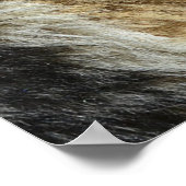 Deutsche Schafe am Meer Poster (Ecke)