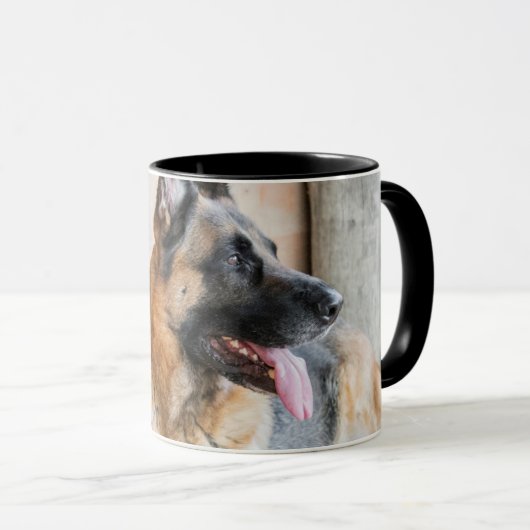 Deutsche Schafe im Wasserbecken Tasse (VorderseiteRechts)