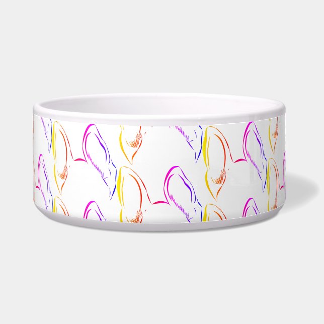 Deutsche Schafe Welpen Hundeschale Napf (Vorderseite)