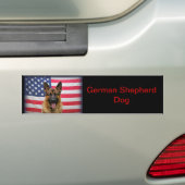 Deutsche Schäferflagge Autoaufkleber (Auf Auto)