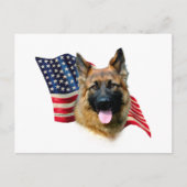 Deutsche Schäferflagge Postkarte (Vorderseite)