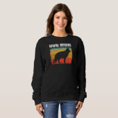 Deutsche Schäferhirte der Mama Hunde Sweatshirt (Vorne ganz)