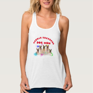 Deutsche Schäferhirte Mama Beste Hündin-Mama je Tank Top