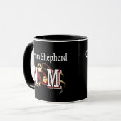 Deutsche Schäferhirte Mama Tasse (Vorderseite Links)