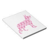 Deutsche Schäferhirte rosa Krebserkrankungen Notizblock (angewinkelt)