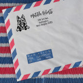 Deutsche Schäferhirte Rücksendeadresse, Hundezucht Gummistempel