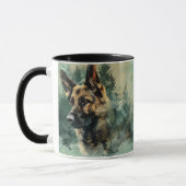 Deutsche Schäferhirte-Tasse Tasse (Links)