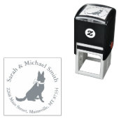 Deutsche Schäferhund Dog Baby Dusche Geschlechtslo Permastempel (Beispiel)