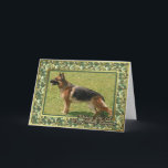 Deutsche Schäferhund Dog Blank Christmas Card Feiertagskarte<br><div class="desc">Deutsche Schäferhund Dog Blank Christmas Card</div>