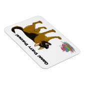 Deutsche Schäferhund Dog Dirty Geschirrs unterzeic Magnet (Rechte Seite)