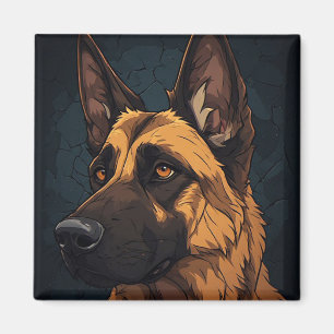 🐕 Deutsche Schäferhund-Geschenke für Haustierbesi Magnet