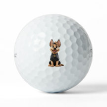 Deutsche Schäferhund-Golfbälle