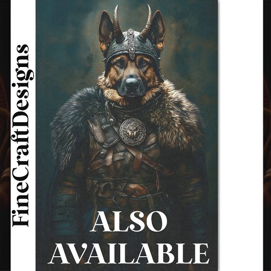 Deutsche Schäferhund Hundeschwerer BS3 Decoupage Seidenpapier