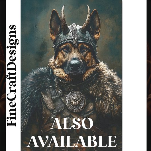 Deutsche Schäferhund Hundeschwerer BS3 Decoupage Seidenpapier