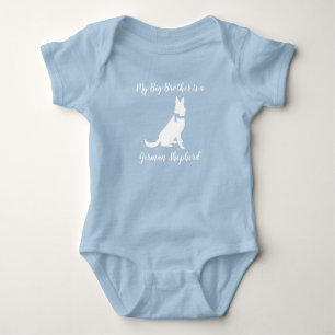 Deutsche Schäferhund Kinderdusche Pink Girl Baby Strampler