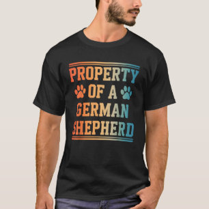 Deutsche Schäferhund-Kunst für Männer Frauen Hunde T-Shirt