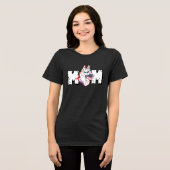Deutsche Schäferhund-Mama Tri-Blend Shirt (Vorderseite voll)
