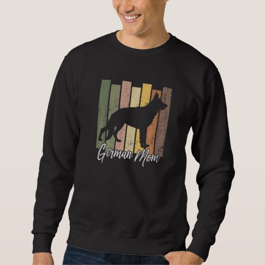 Deutsche Schäferhund-Mutter  Deutscher Schäferhund Sweatshirt (Vorderseite)