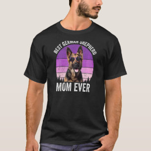 Deutsche Schäferhund-Mutter Frauen Vintage Hund Be T-Shirt