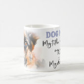 Deutsche Schäferhund-Mutter Kaffeetasse (Mittel)