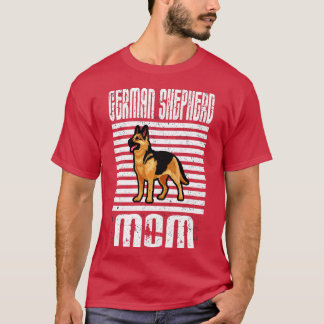 Deutsche Schäferhund-Mutter stolz auf Hunde T-Shirt