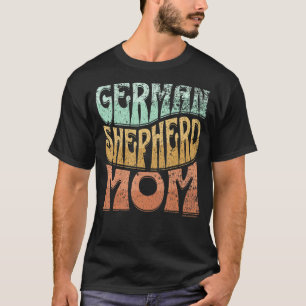 Deutsche Schäferhund-Mutter Vintage-Hundemutter T-Shirt