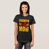 Deutsche Schäferhund-Mutterhund-Spruch T-Shirt (Vorne ganz)