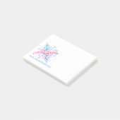 Deutsche Schäferhund-Notizen Post-it Klebezettel (angewinkelt)
