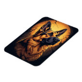 🐾 Deutsche Schäferhund-Porträt-Geschenke 🐾 Magnet (Linke Seite)