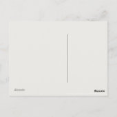 Deutsche Schäferhund Postkarte (Rückseite)