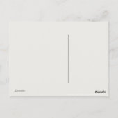 Deutsche Schäferhund Postkarte (Rückseite)