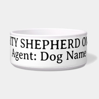 Deutsche Schäferhund-Schüssel Napf