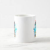 Deutsche Schäferhund Splash Tasse (Mittel)