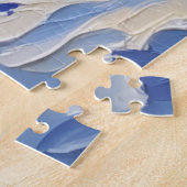 Deutsche Schäferhund-Weihnachtsboot-Feier Puzzle (Seite)