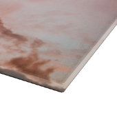 Deutsche Schäferhund Wolken Himmel Kunstportrait G Schneidebrett (Ecke)