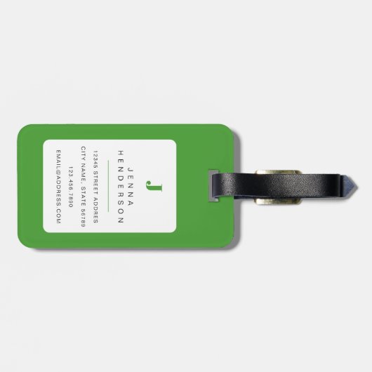 Deutsche Schäferhunde-Gepäckanhänger Gepäckanhänger (Rückseite horizontal)