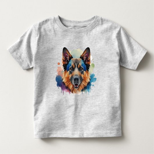Deutsche Schäferhunde-Geschenkideen Kleinkind T-shirt (Vorderseite)