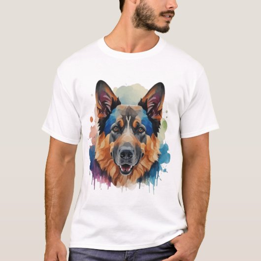 Deutsche Schäferhunde-Geschenkideen T-Shirt (Vorderseite)