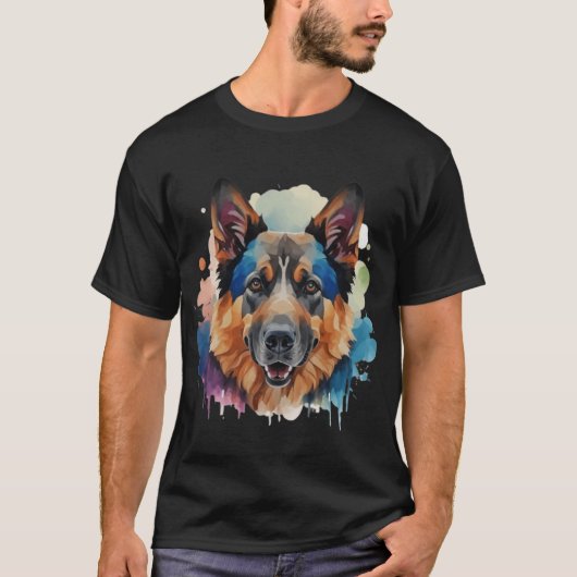 Deutsche Schäferhunde-Geschenkideen T-Shirt (Vorderseite)