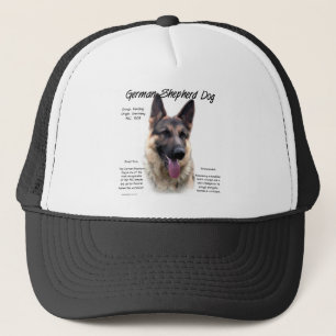 Deutsche Schäferhunde-Geschichtsdesign Truckerkappe